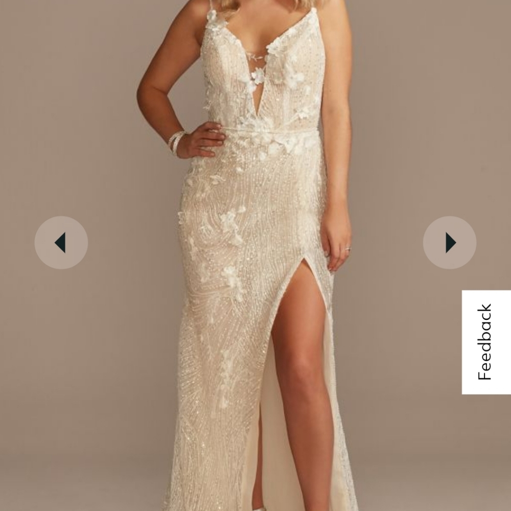 Davids Bridal Brand New Size 12 Wedding Dress